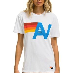 Aviator Nation Logo Tshirt White